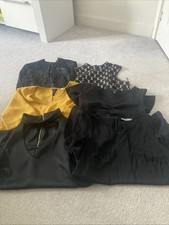 Ladies Size 10 Top Bundle Tu River Island New look Lipsy X6 Items Job Lot