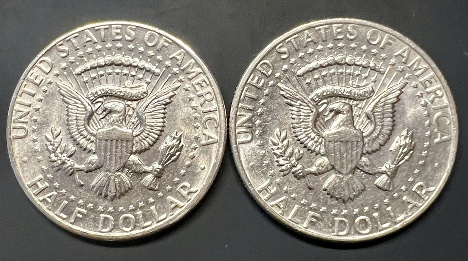 1973 Kennedy Half Dollar DDR-001 Errors–P&D Mint/Strong Doubling/Rate Error Set - Image 2 of 4