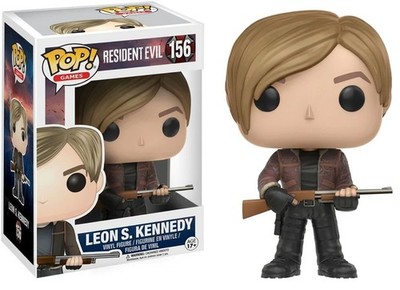Leon S. Kennedy - Resident Evil Funko Pop #156 Action Figur Schutzhülle mit Box