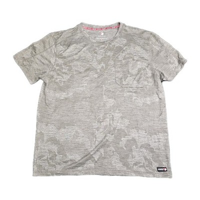 Mens Canada Weather Gear Shirt Sportwear s/L Gray Short Sleeve Canda