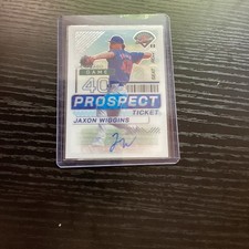 Panini Prospect Edition Jaxon Wiggins Prospect Ticket #17 Cubs Autograph 2024