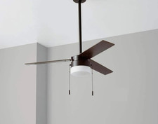 NO GLOBE Hampton Bay Montgomery II 44 in. Indoor Oil Rubbed Bronze Ceiling Fan