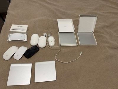 Apple A1339 Magic Trackpad (4) and A1197 and A1657 Mouses (untested)