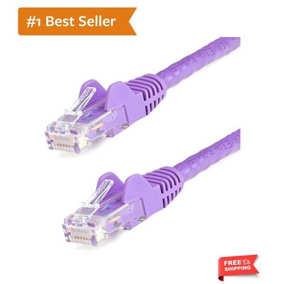 StarTech 5ft Ethernet Cable - Purple CAT 6 Gigabit Ethernet Wire -250Mhz 100W...