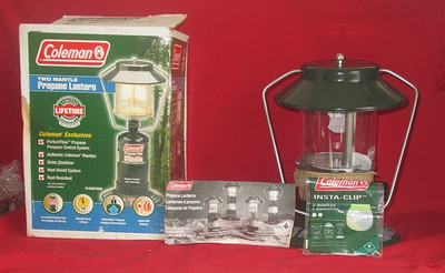 New in Open Box Coleman Two Mantle Lantern Model 5152D700G