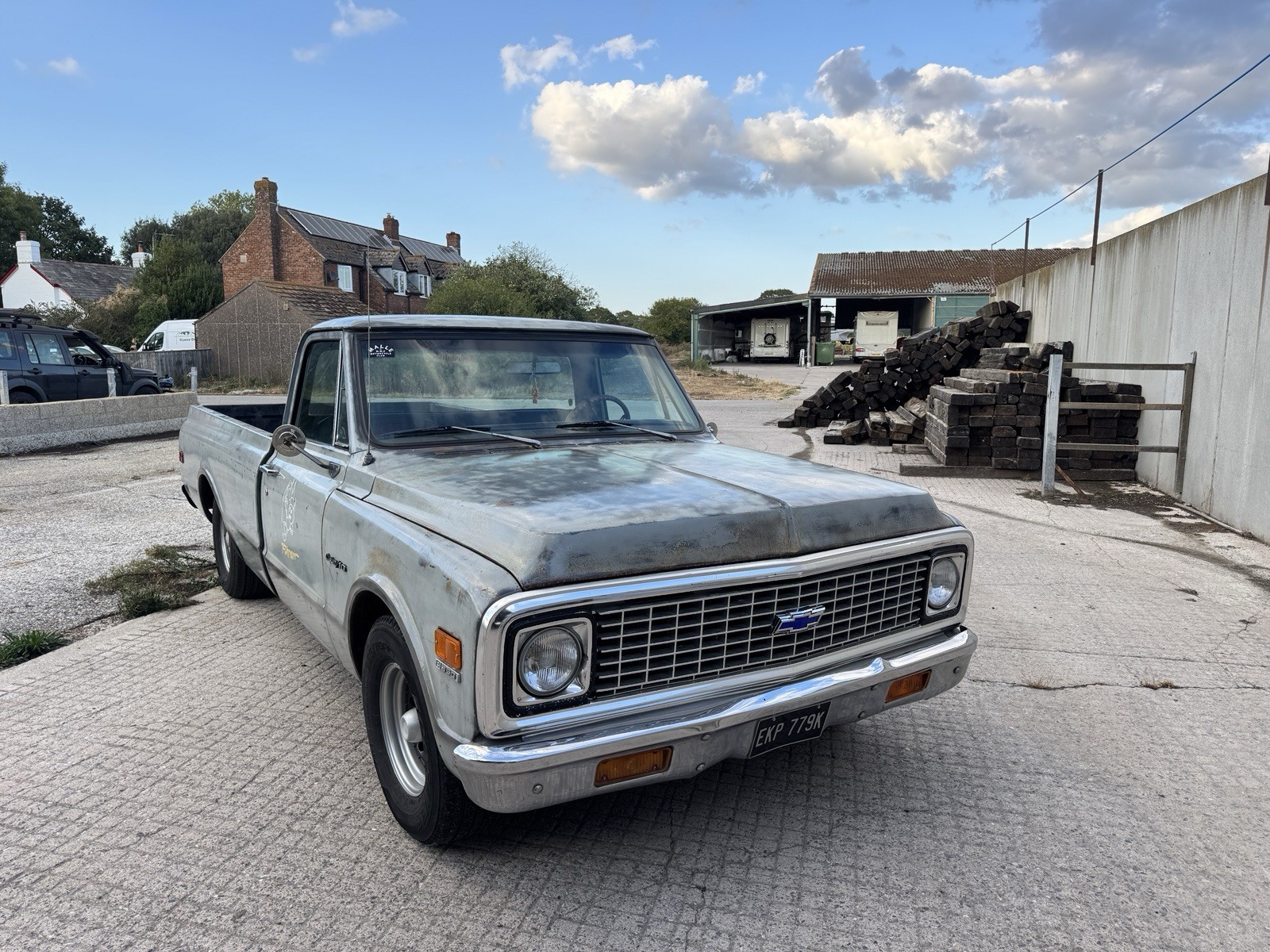 1973 Chevrolet C10 Long Bed 5.7L V8 and 3-Speed Auto Power Steering Daily
