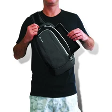 Pacsafe RFIDsafe Tech Crossbody Coastal Blue -Open Box