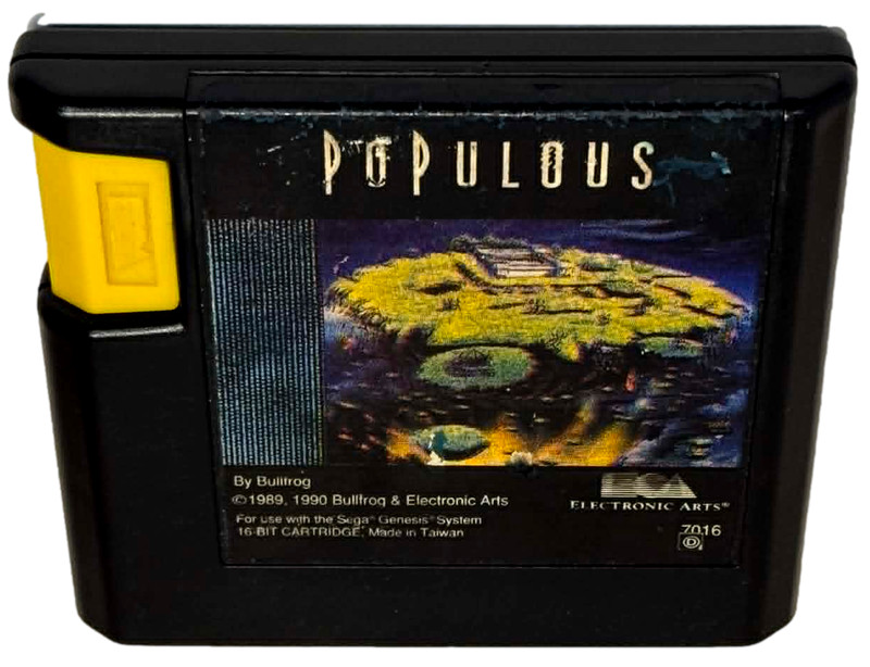 Populous Sega Mega Drive *Cartridge Only*