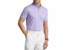 Polo Ralph Lauren Men's Classic Fit Soft Cotton Polo Light Purple Size S 110
