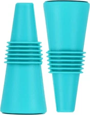Silicone Reusable Wine Stopper - Set of 2