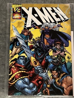 X-Men 1/2 Wizard Exclusive with certificate COA Marvel Comics 1998