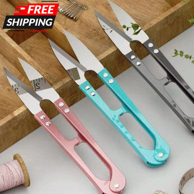 Stainless Steel Sewing Scissors Multi-use Heavy Duty Thread Cutter for DIY Craft