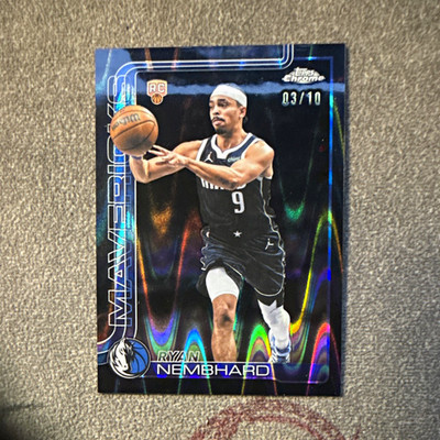 Topps 2026 Topps Chrome Ryan Nembhard Rookie Mavericks #187 03/10
