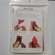 Red Sole Protectors, 4 Pcs Self-Adhesive Shoe Bottom Protector for Christian Lou