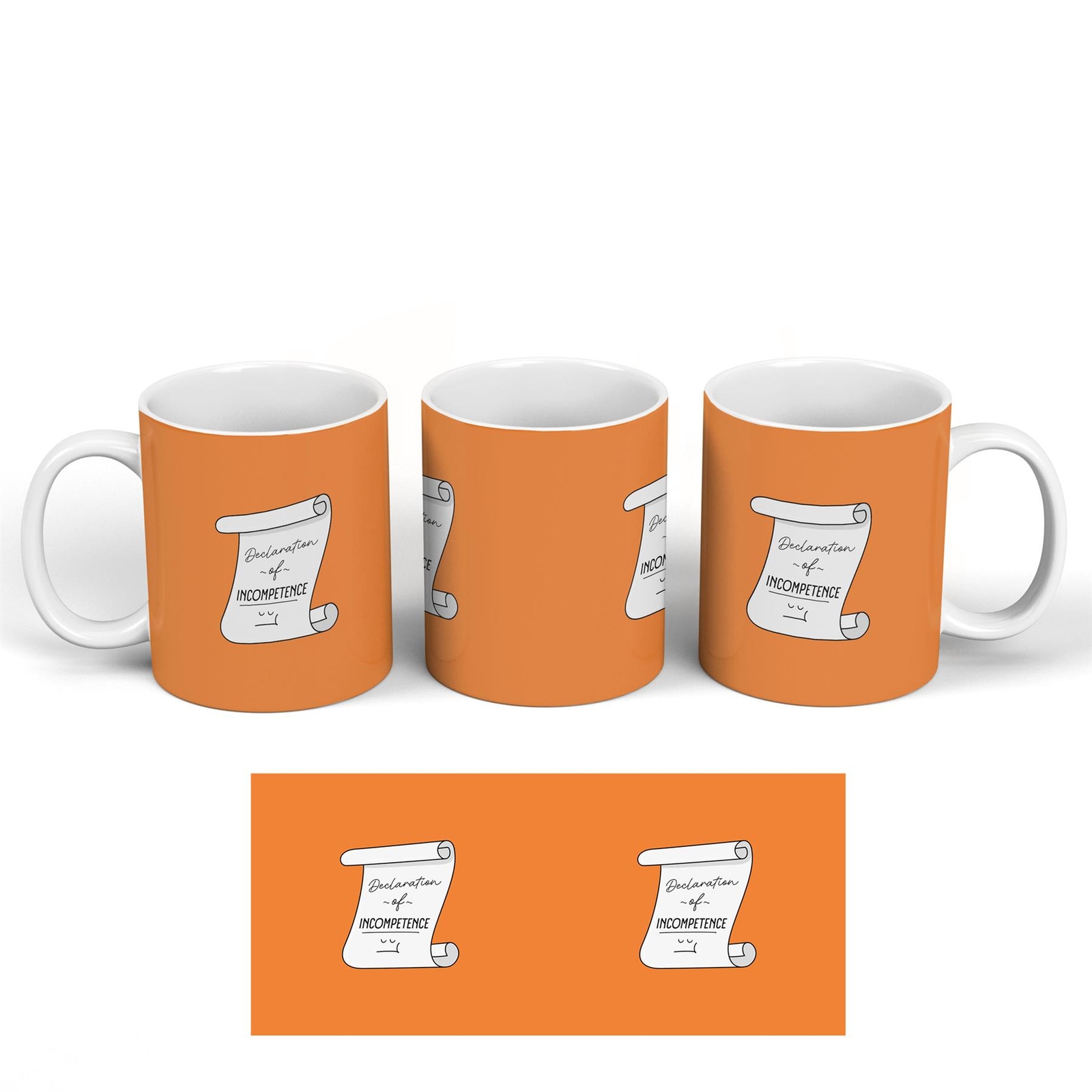 Incompetence Sarcastic Humour Secret Santa Novelty Gift Ceramic Mug