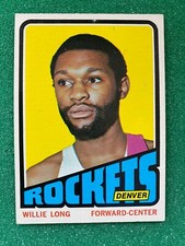 Willie Long Denver Rockets 1972 Topps #214