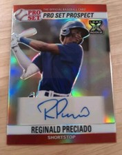 2021 Leaf Pro Set Metal 1990 Base Auto Reginald Preciado #PS0-RP1 Auto