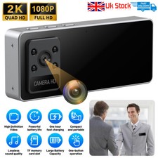 HD 2K 1080P Video DVR Clip IR Night Cam WIFI Camcorder Mini Police Body Camera