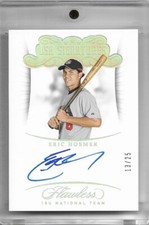 2018 Flawless USA Signatures ERIC HOSMER Auto Silver /25