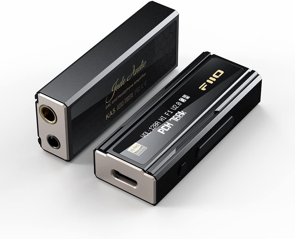 FiiO JadeAudio KA5 USB DAC Headphone Amp w/dual CS43198, Vol