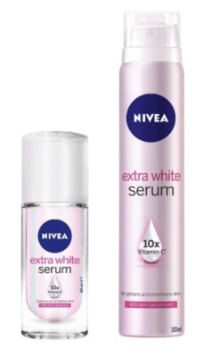   Deodorant Nivea Extra Clarifying Serum-1Roll on 40ml & 1 spray 100 ml