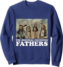 The Original Founding Fathers Native American Design Unisex Crewneck Sweatshirt