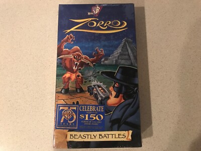 Zorro: Beastly Battles (VHS, 1998) Sealed | eBay