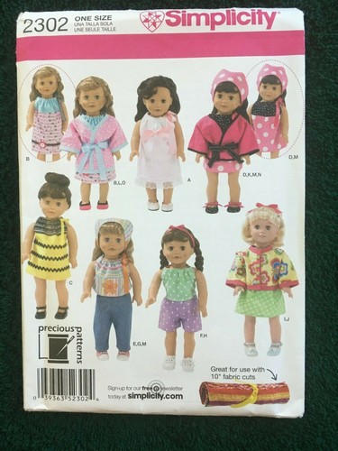 Simplicity Doll Patterns ~ All Patterns are Size 18 * ~ * ~ * ~ * ~ Listing 1478 - Picture 78 of 113