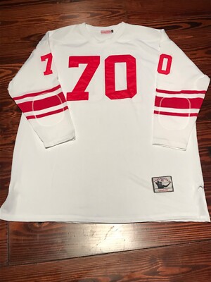 Vtg Mitchell & Ness New York Giants Sam Huff Away Football Jersey