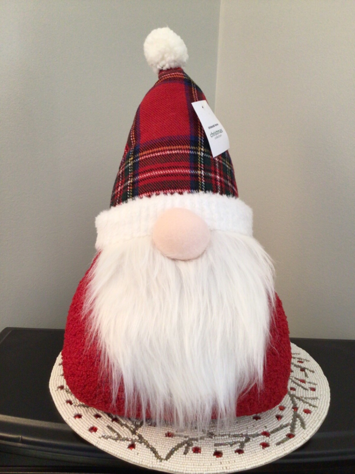 Kirklands Christmas Gnome Shaped Pillow