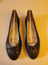 NWOB White Mountain Women's Delgado Flat Size 9.5M Black with Memory Foam Insole