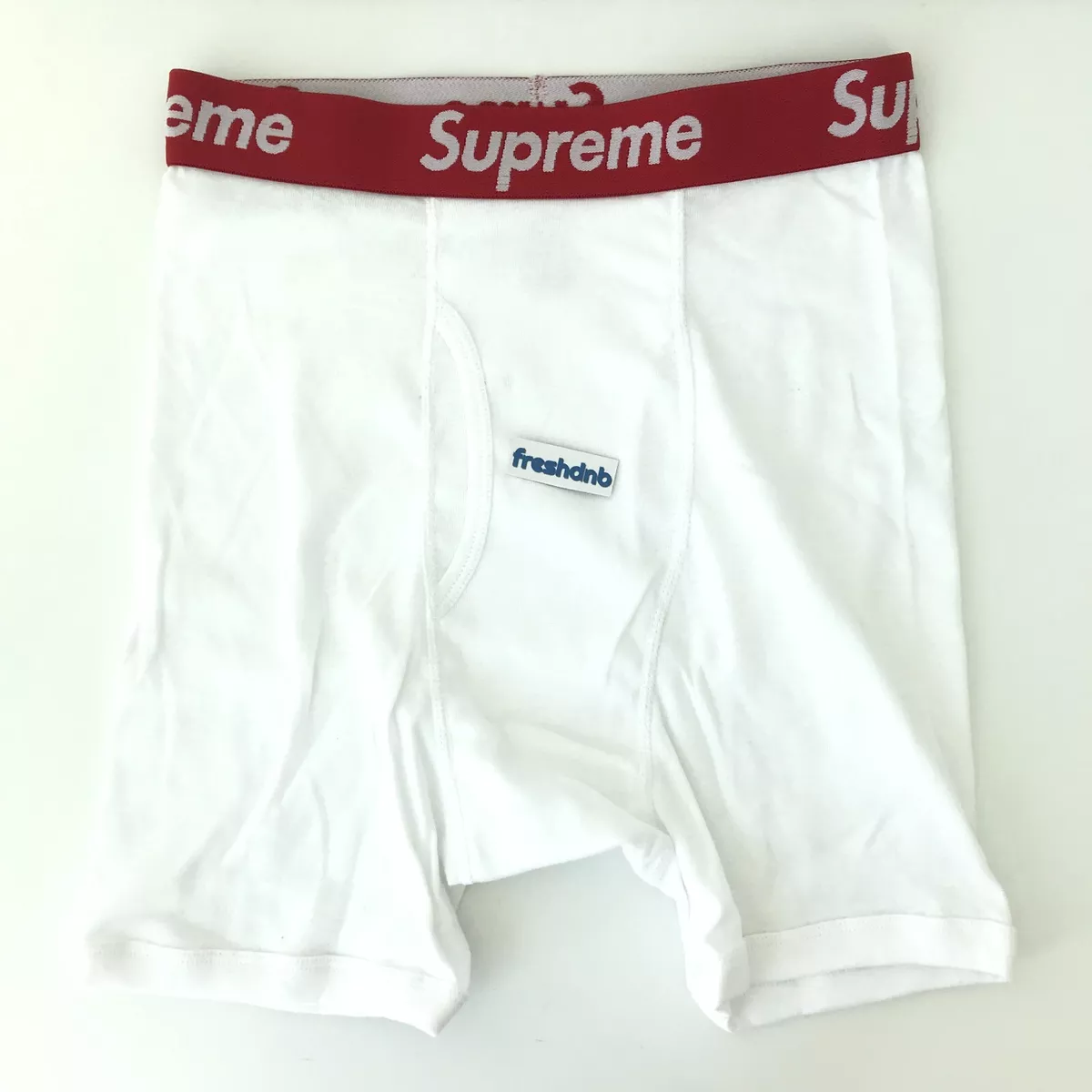 Supreme Hanes Boxer Briefs - White - Small - 1 Pair - TRUSTED SELLER