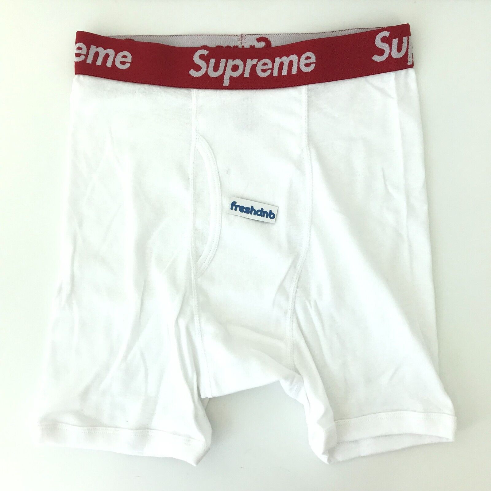 SUPREME X HANES BOXER BRIEFS (M) WHITE - CRTBLNCHSHP