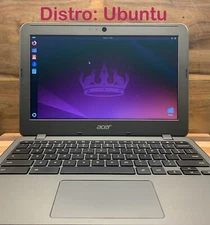 💻Linux Chromebook – 🐧🔴Ubuntu Pre-Installed | ✨Clean & Good Condition!