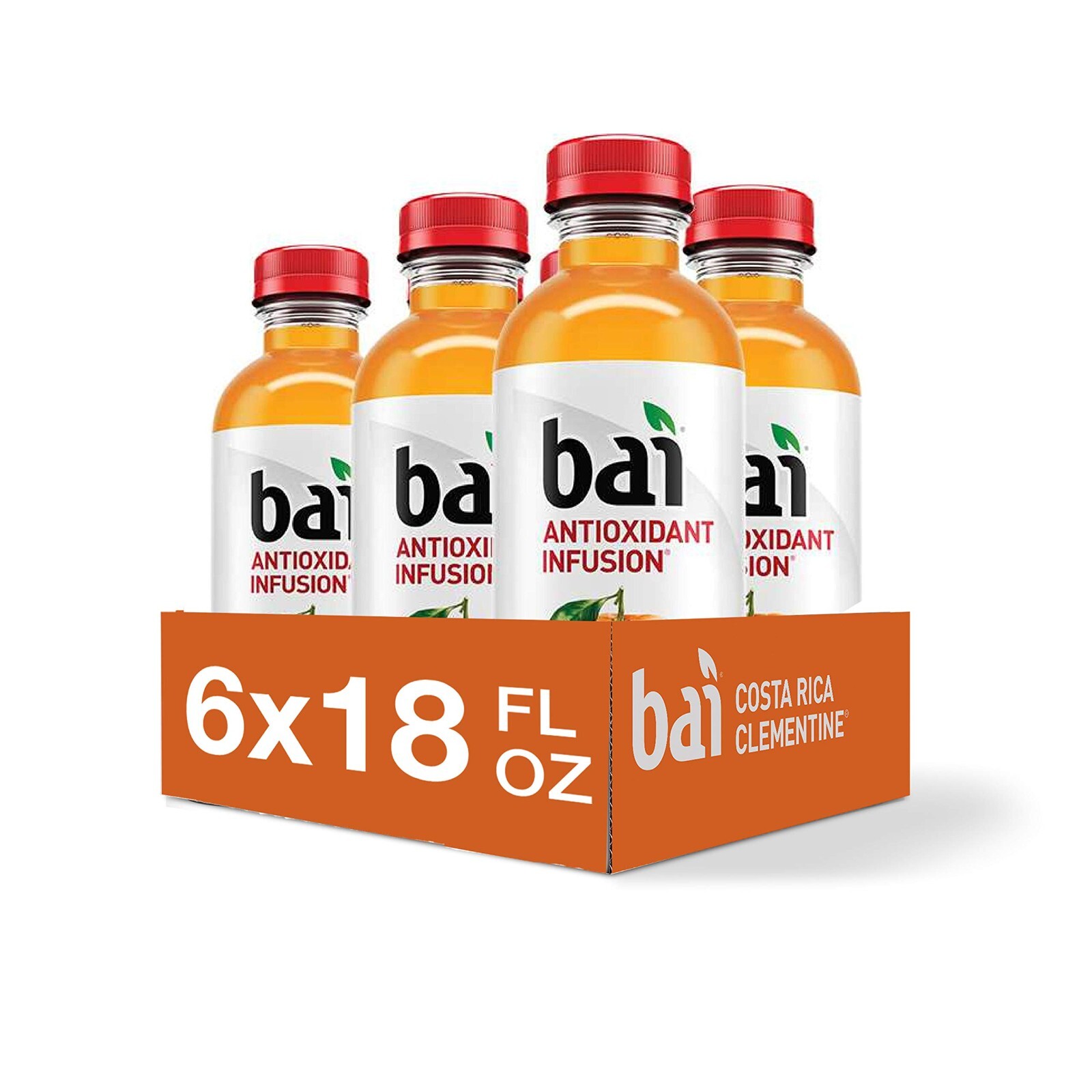 Bai Flavored Water, Costa Rica Clementine, Antioxidant Infused Drinks
