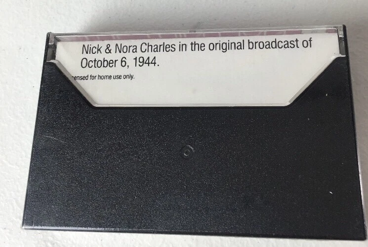 NEW Cassette Star Theater The THIN MAN Nick & Nora Charles Asta 1944 Unedited - Image 2 of 3