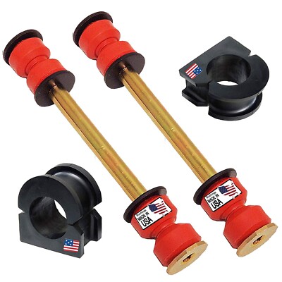 4PC Suspension Sway Bar Links Bushings Chevrolet Silverado Suburban