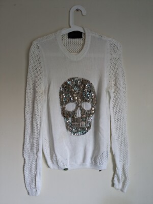 Philip Plein Couture Jeweled Jumper Pullover *selten* Damen *lesen*