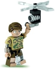 Kre-O GI Joe Atomic Man Kreo Mini Figure 2013 Cobra Hasbro Fits Lego Bagged 50th