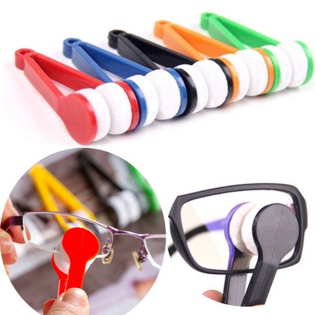 Glasses Sunglasses Eyeglass Spectacles Cleaner Cleaning Brush Wiper Wipe Ki Q1E eBay