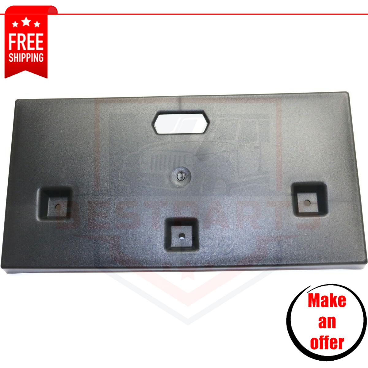 License Plate Bracket For 2015-2018 Jeep Renegade Front – CH1068137, Evan-Fischer