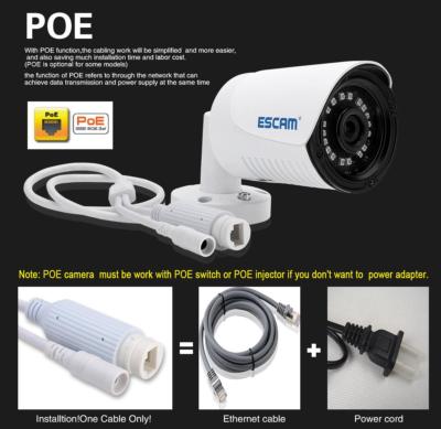 Escam Qe07 IP Live Remote View Outdoor Security Camera P2P Cloud