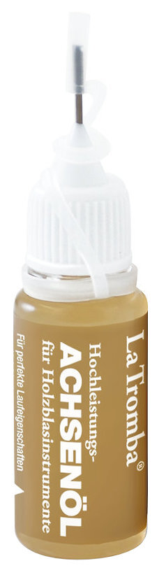 Баночка для саксофона La Tromba Achsenöl Holz № 1, 10 мл, для саксофона Klarinette Saxofon Flöte