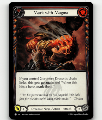 Flesh And Blood Mark with Magma (Red) - The Hunted | eBay