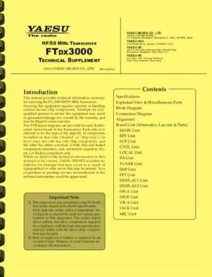 Yaesu Ftdx3000 Transceiver Supplement, PDF