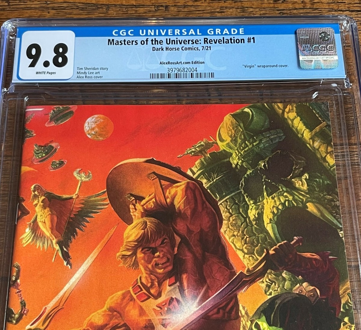 MASTERS OF THE UNIVERSE REVELATION #1 CGC 9.8 ALEX ROSS VIRGIN