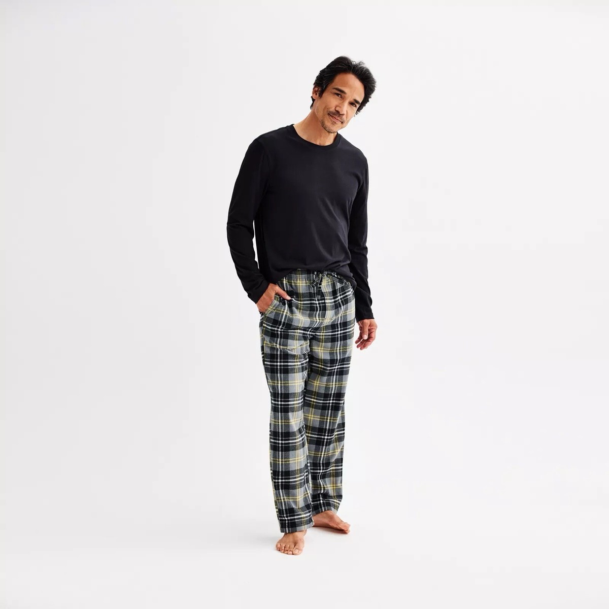 Fleece Pajama Bottoms Kohls Mens Lounging Pants Pajamas For Men