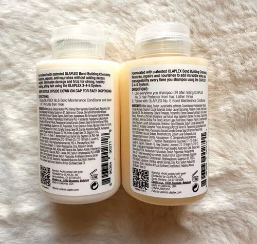 Champú de mantenimiento Olaplex Bond 100 ml n.º 4 + acondicionador 100 ml n.º 5 tamaño de viaje - Imagen 2 de 2