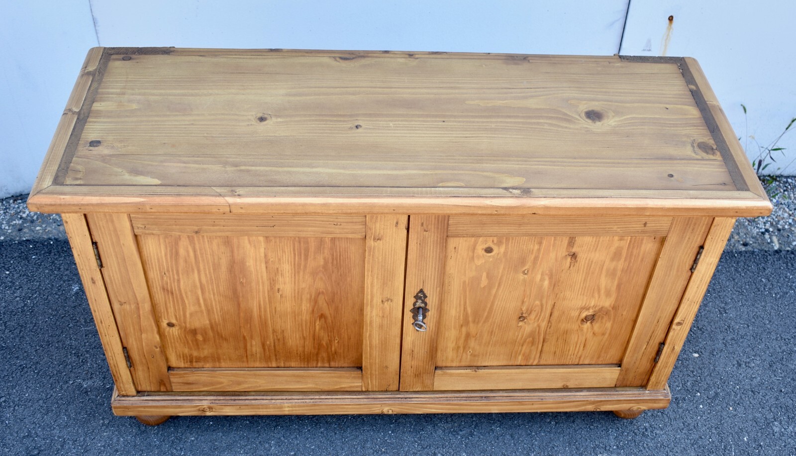 Antique Pine Two Door Dresser Base eBay