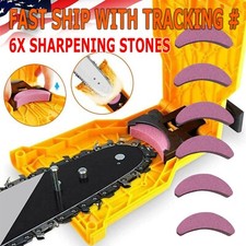 Chainsaw Sharpener Chain Saw Blade Teeth Fast Sharpening Stone Grinder 14-20inch